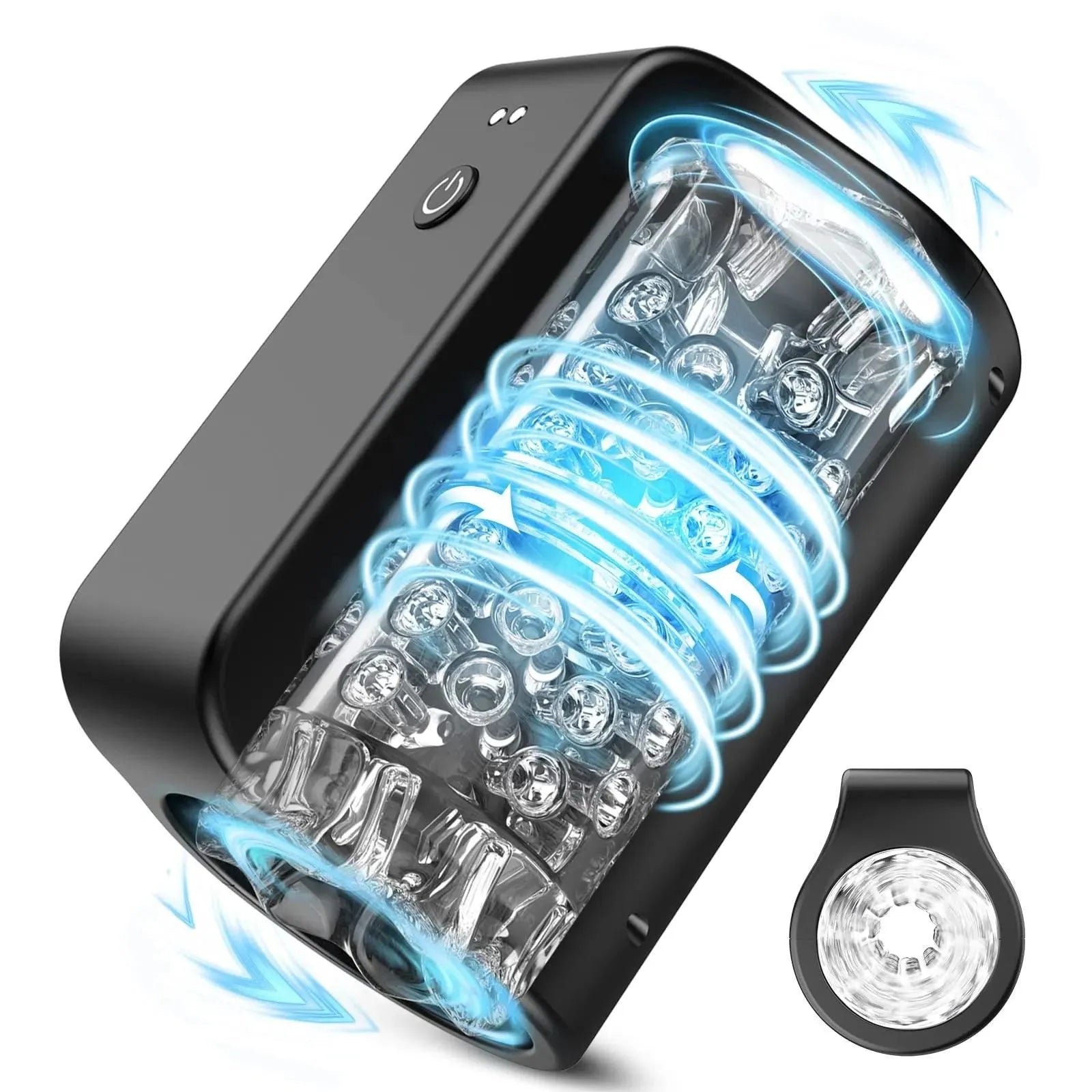 TurboPulseⅢ 7 Rotation Modes & Thrusting 2 in 1 Vibrating Male Stroker – product view 10