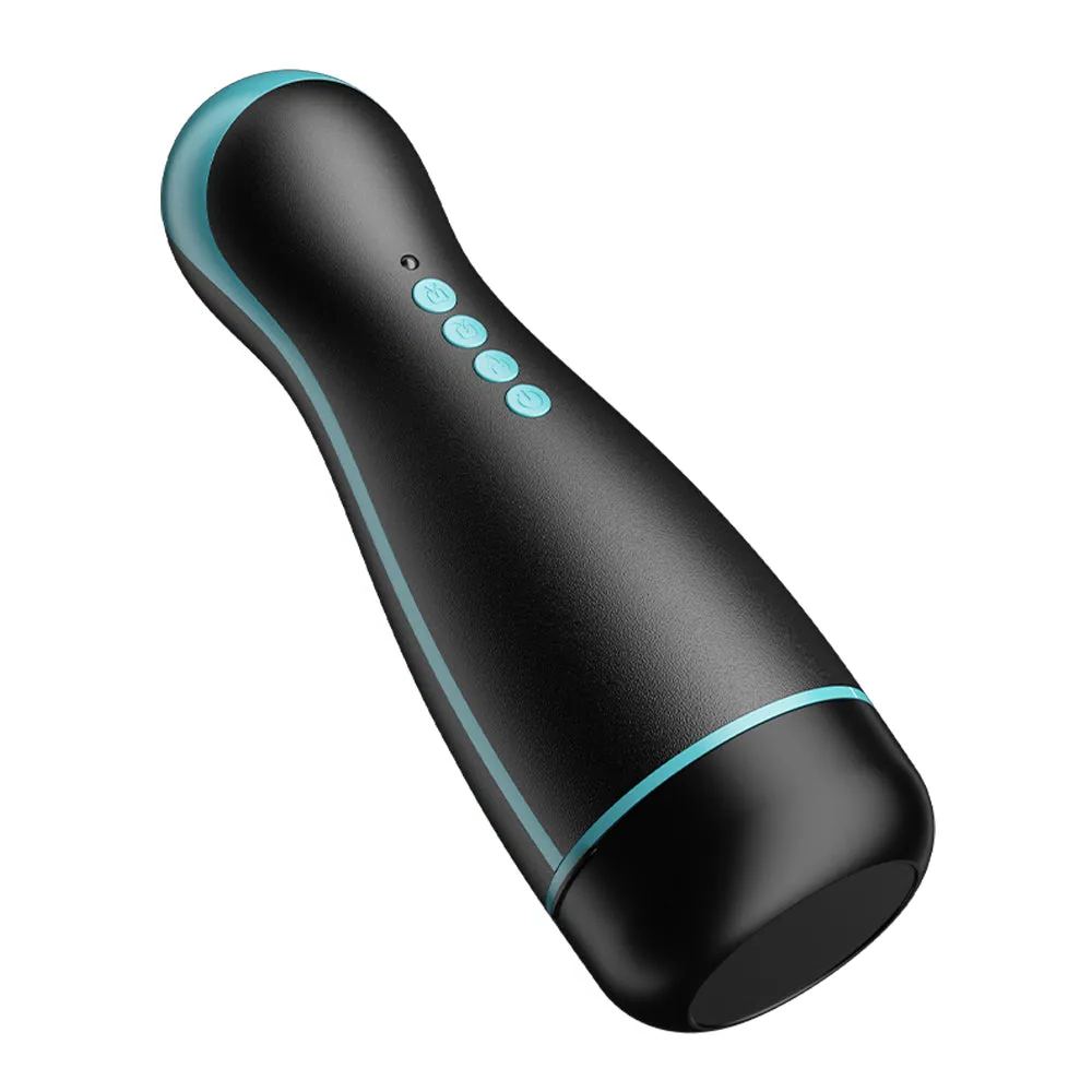 Blue Knight Male Masturbation Cup Heating Sucking Vibrator Glans Stimulator Oral Sex Sucking Male Stroker – product view 4