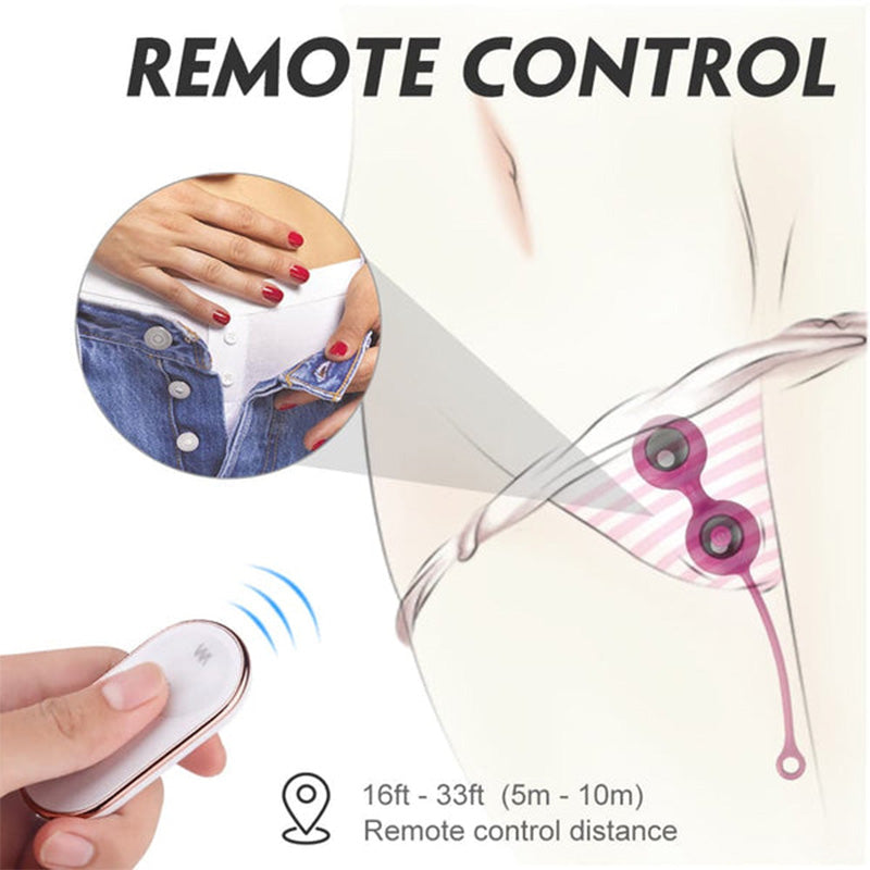 Remote control vibrating Kegel ball private part contraction pelvic floor muscle vibrator – product view 9