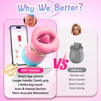 KissMaster upgraded five-in-one app-controlled suction and tongue massager