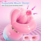 KissMaster soft mouth opening with suction and kissing motion