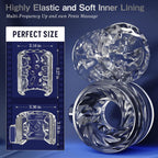 PleasureFlex Electric Camera Masturbation Cup with 7 Thrusting Rotating Male Vibrator — product image 9