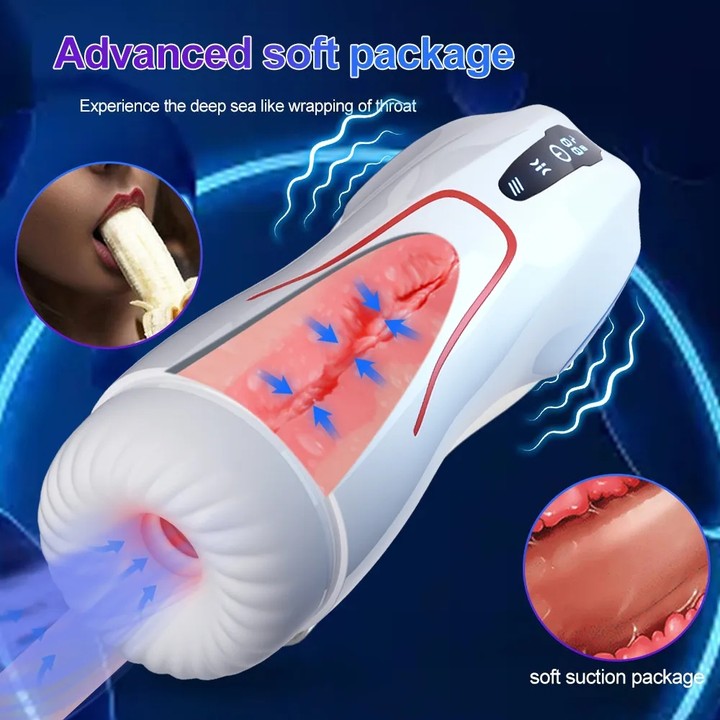 Tifforun Spaceship 9 Vibration Sucking Heating Voice Function Male Stroker – product view 4