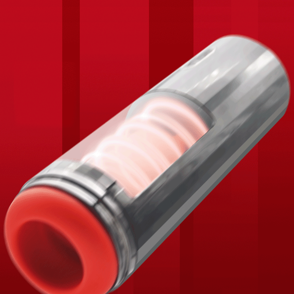 CyclonePounce 7 Thrilling Vibration Telescopic Masturbation Cup Penis Training for Blowjob Toy — product image 5