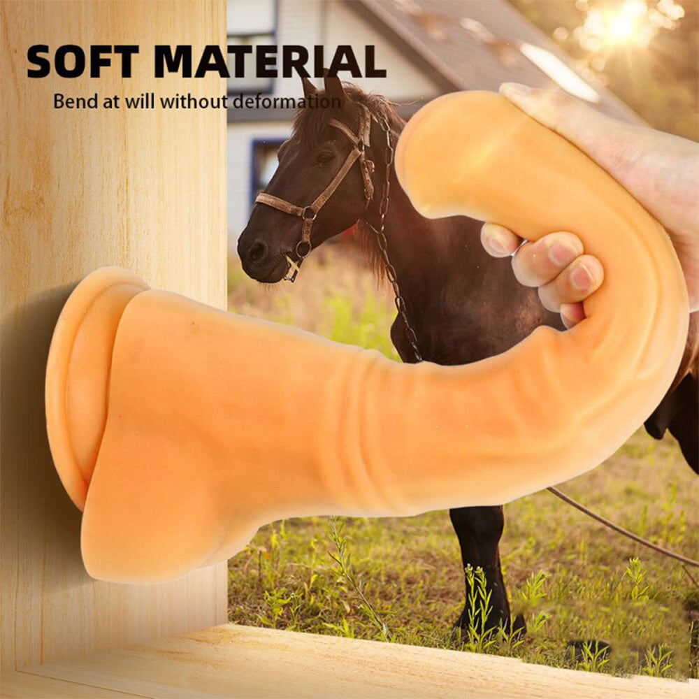 Huge Simulated Horse Suction Cup Dildo – product view 13