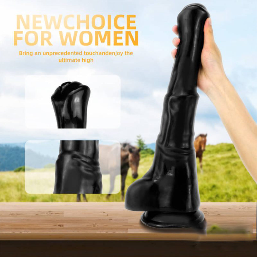 Huge Simulated Horse Suction Cup Dildo – product view 5