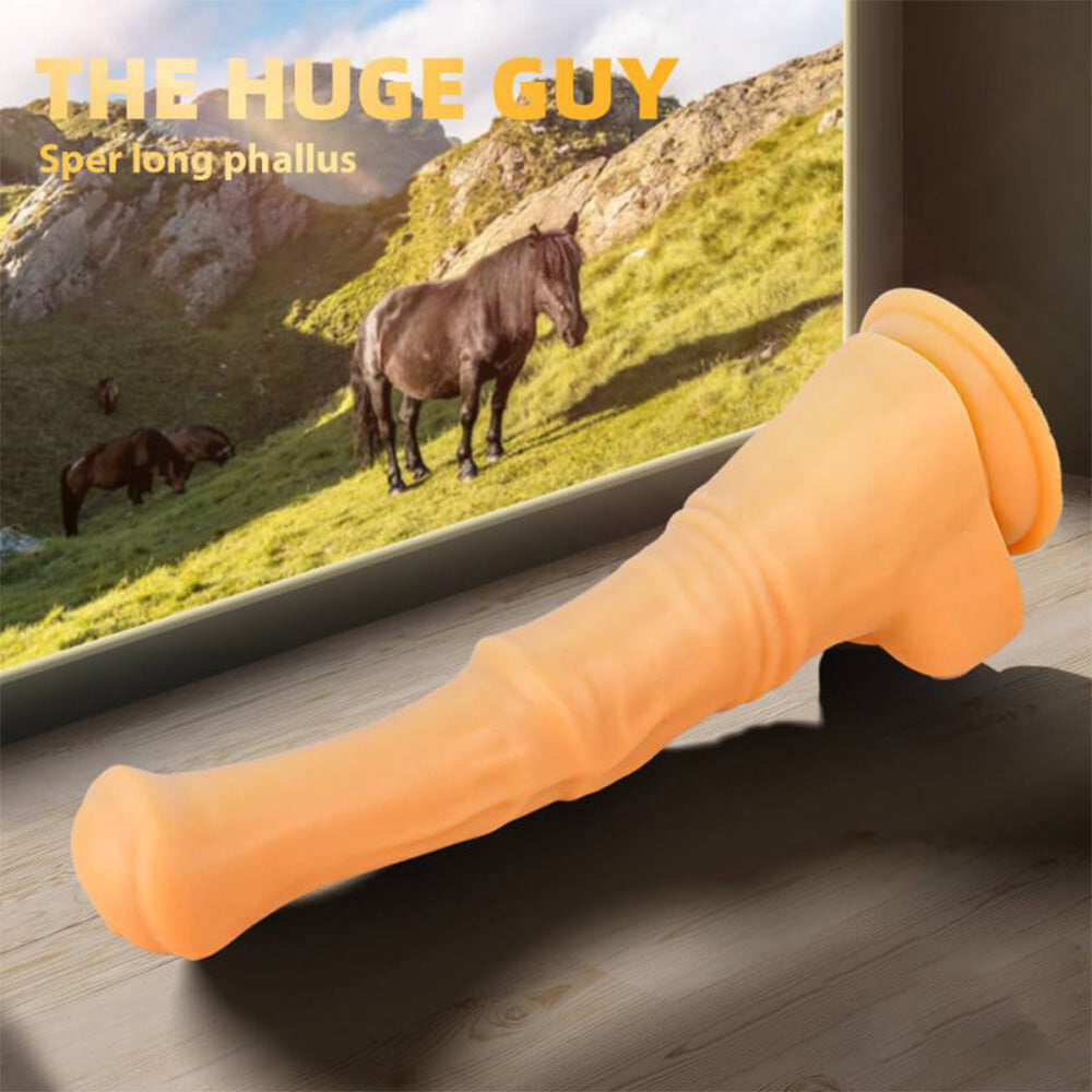 Huge Simulated Horse Suction Cup Dildo – product view 9