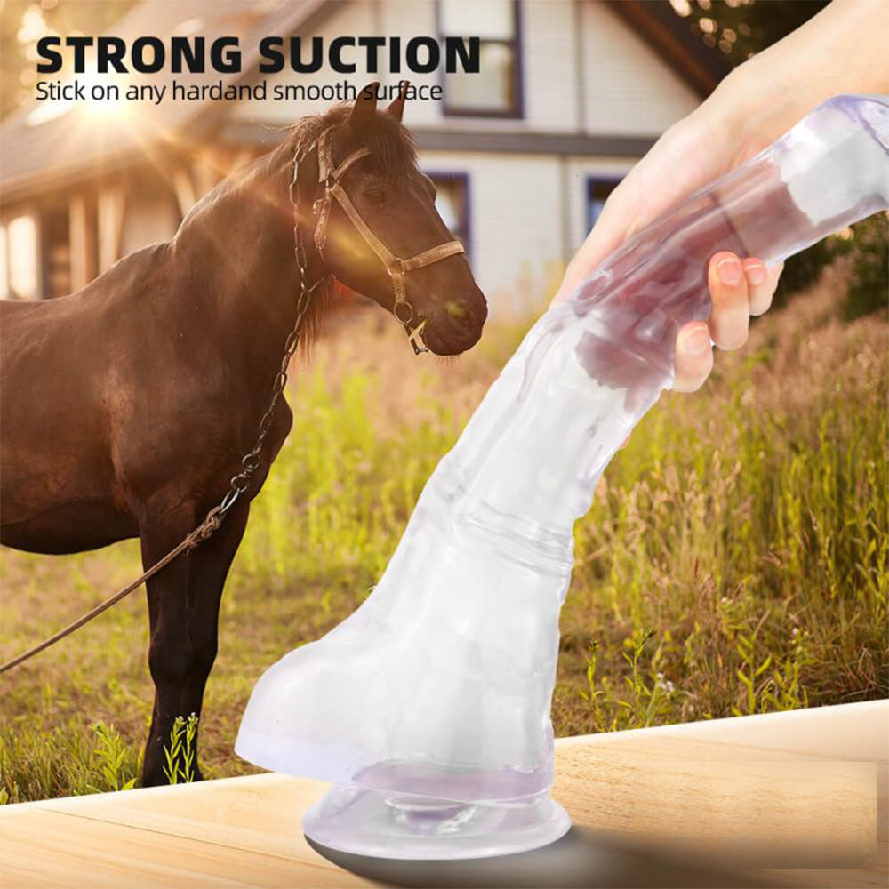 Huge Simulated Horse Suction Cup Dildo – product view 17