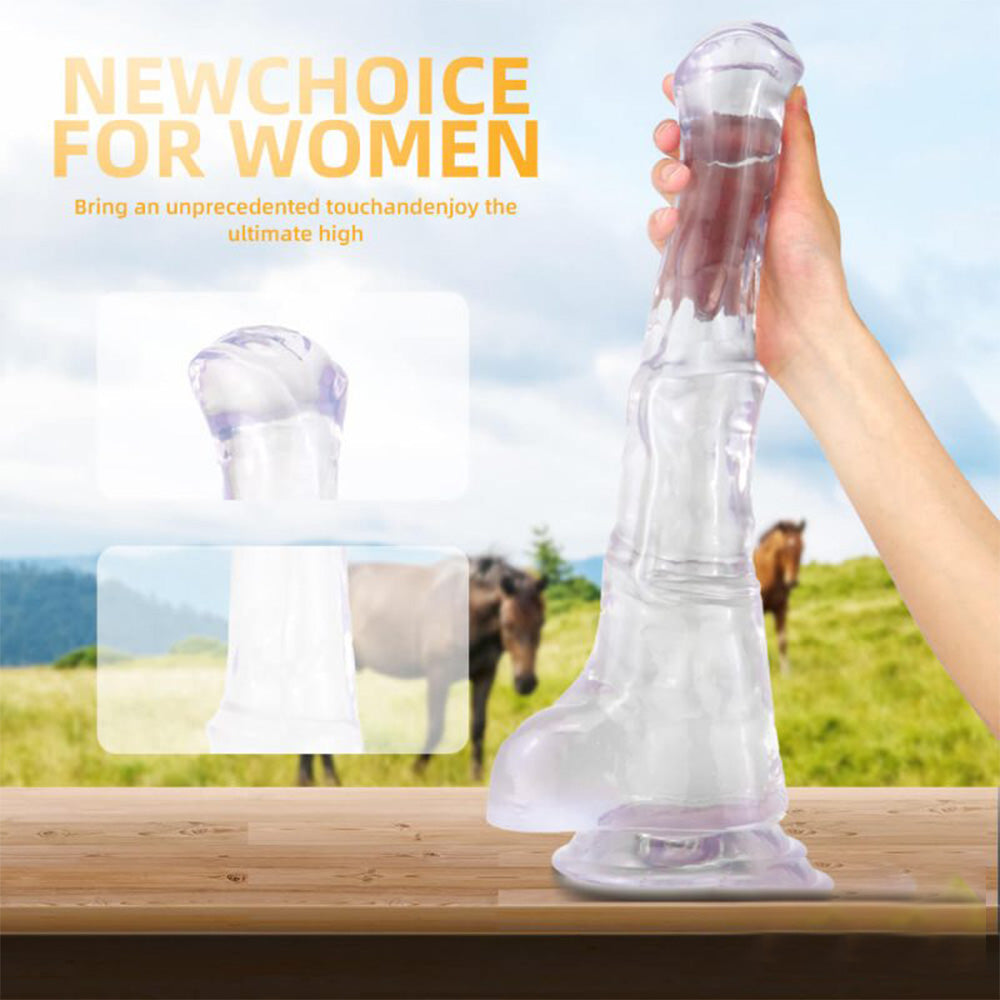Huge Simulated Horse Suction Cup Dildo – product view 16