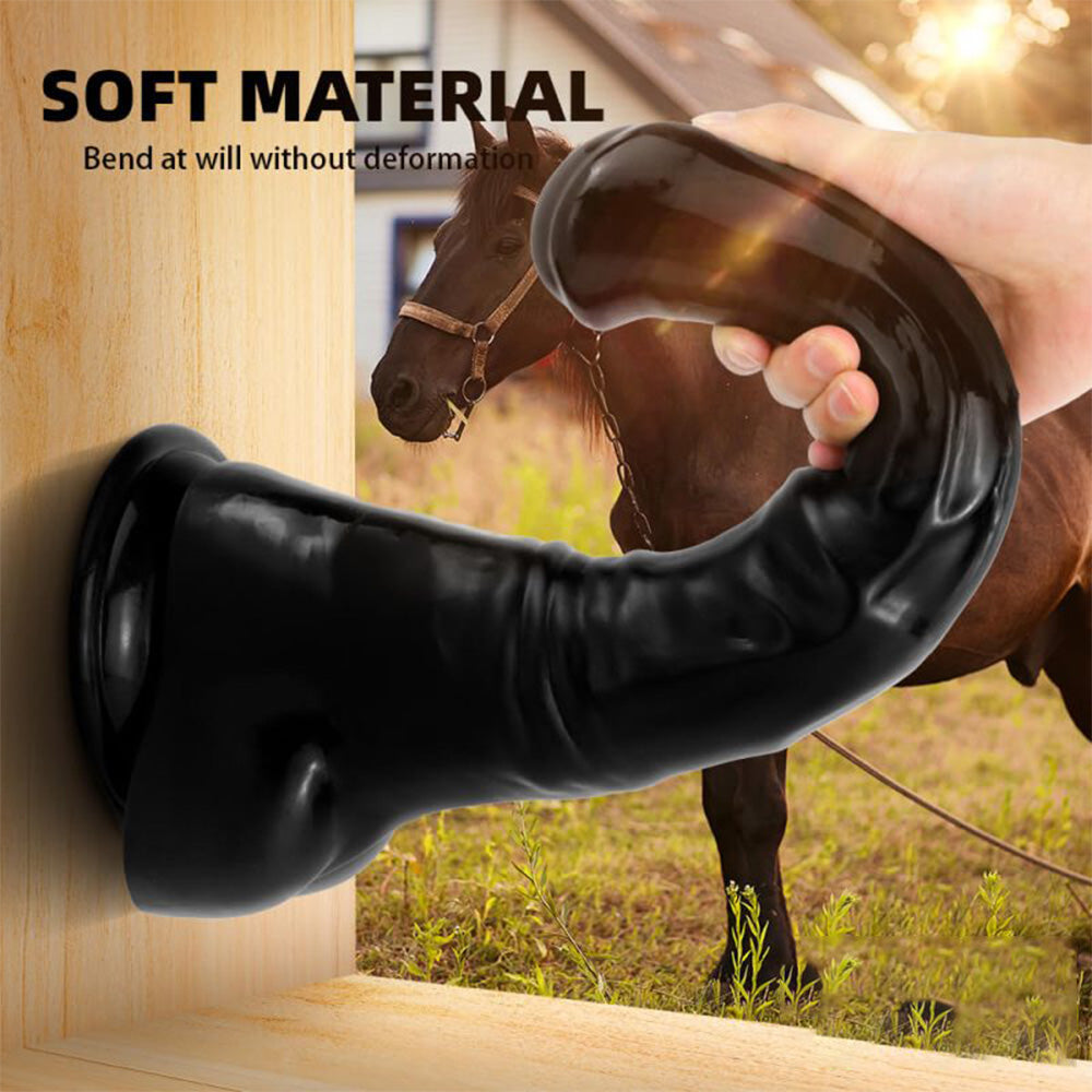 Huge Simulated Horse Suction Cup Dildo – product view 4