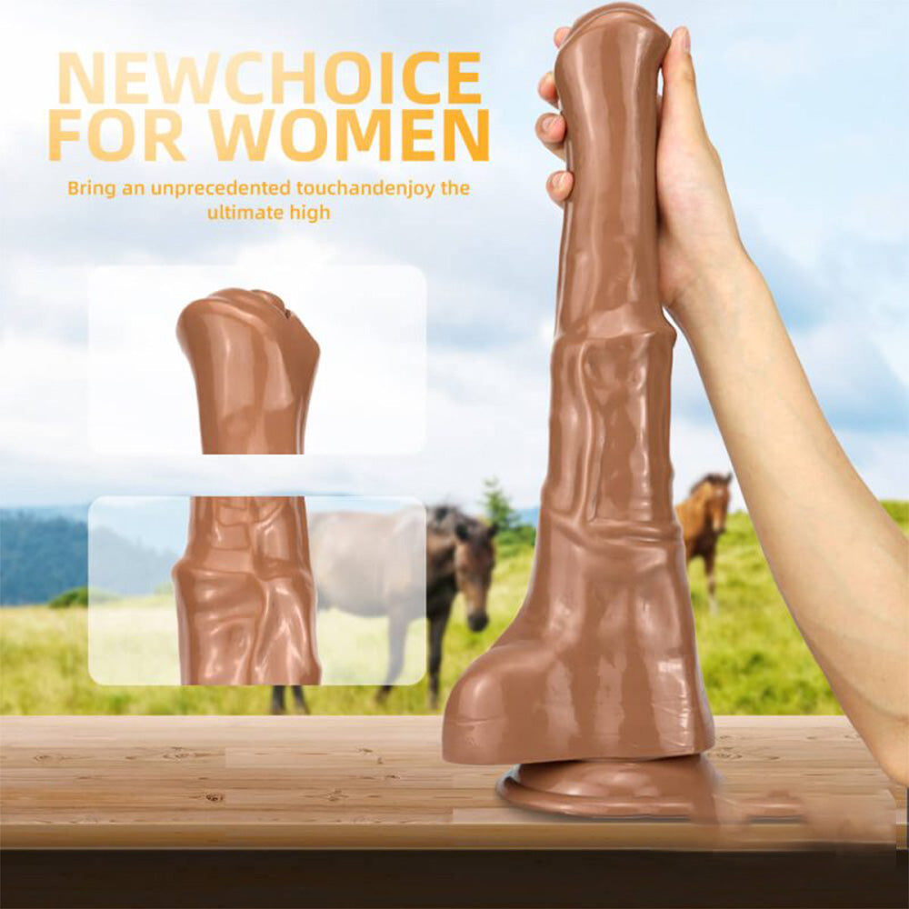 Huge Simulated Horse Suction Cup Dildo – product view 22