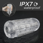 ZenGrip Manual Male Stroker Cup with Vagina Textured for Man Masturbation for Penis Stimulation Training Clear Sex Toy — product image 5