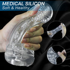 ZenGrip Manual Male Stroker Cup with Vagina Textured for Man Masturbation for Penis Stimulation Training Clear Sex Toy — product image 4