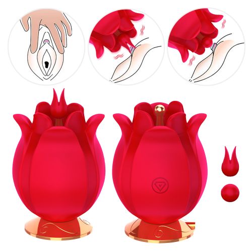 Rose Multi-Frequency Vibrating Egg Female Orgasm Masturbation Massager – product view 10