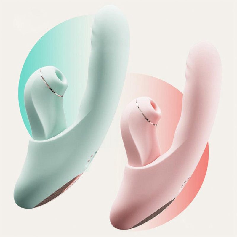 10 Vibrations 7 Sucking 5 Telescopic Intelligent Heating G-Spot Vibrator – product view 8