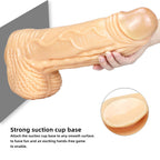15.35 Inches Huge Long Realistic Textured Penis Dildo – product view 11