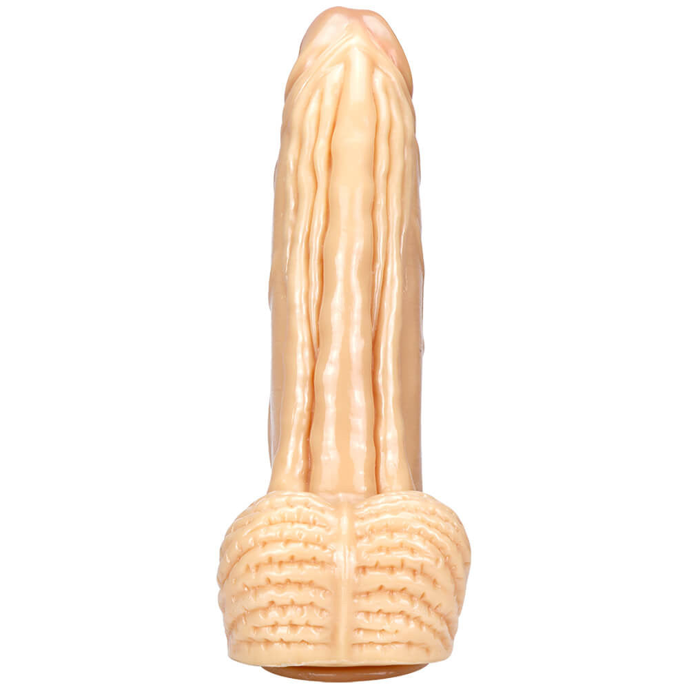 15.35 Inches Huge Long Realistic Textured Penis Dildo – product view 16