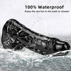 15.35 Inches Huge Long Realistic Textured Penis Dildo – product view 5