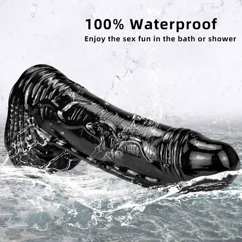 15.35 Inches Huge Long Realistic Textured Penis Dildo – product view 5