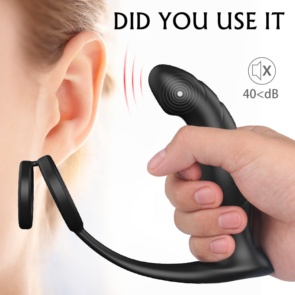 Penis Ring Soft Neck Design Vibrating Ring Lock Fine Ring – product view 5