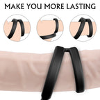 Penis Ring Soft Neck Design Vibrating Ring Lock Fine Ring – product view 4