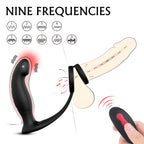 Penis Ring Soft Neck Design Vibrating Ring Lock Fine Ring – product view 2