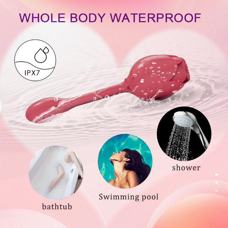 10 Frequency Rose Vibrator With Egg Vibrator Rose Sex Toy – product view 3
