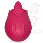 Vibrating Tongue Rose Vibrator Clitoral Stimulation Female Masturbator – product view 7