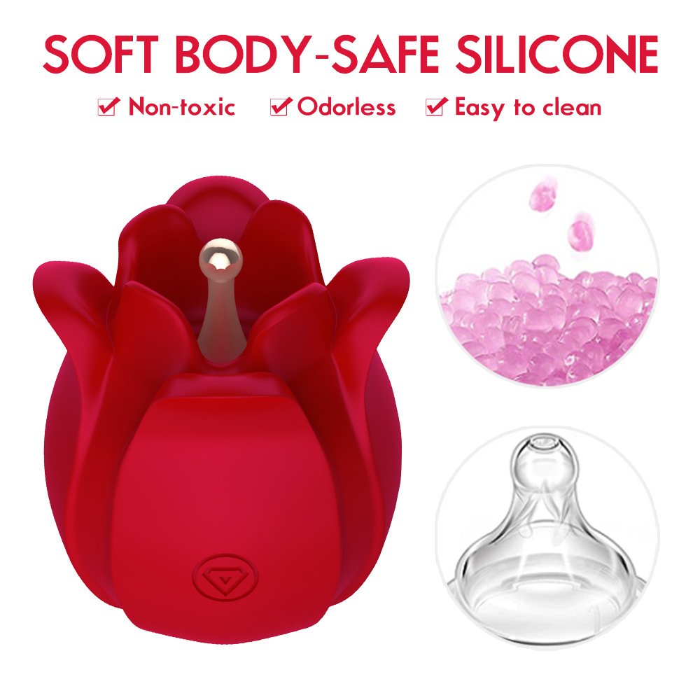 Rose Multi-Frequency Vibrating Egg Female Orgasm Masturbation Massager – product view 4