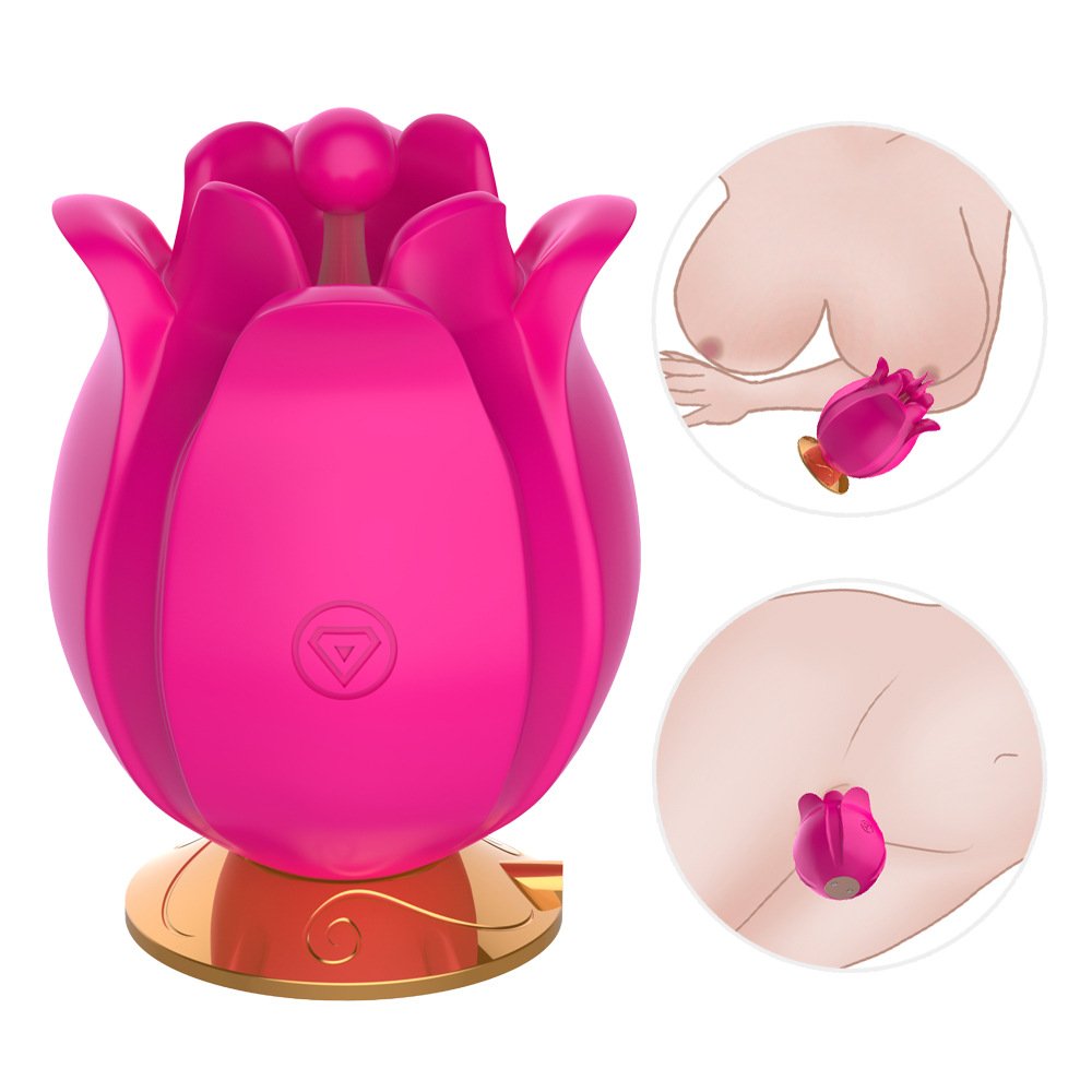Rose Multi-Frequency Vibrating Egg Female Orgasm Masturbation Massager – product view 8