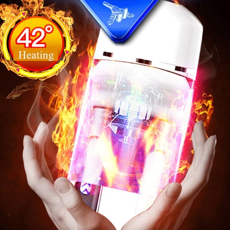 ThunderRide 7 Vibration Sucking Heating Automatic Male Stroker Hands Free Blowjob with Suction Base – product view 4
