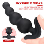 Silicone Pull Bead Back Court Anal Plug – product view 3