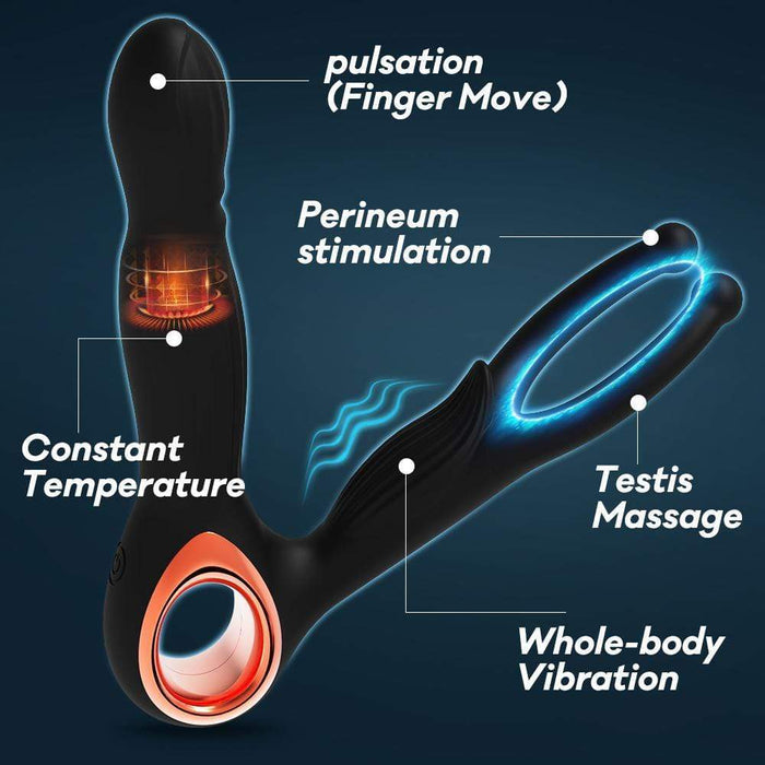 Prostate Massage 10 Frequency Vibration Anal Plug – product view 3