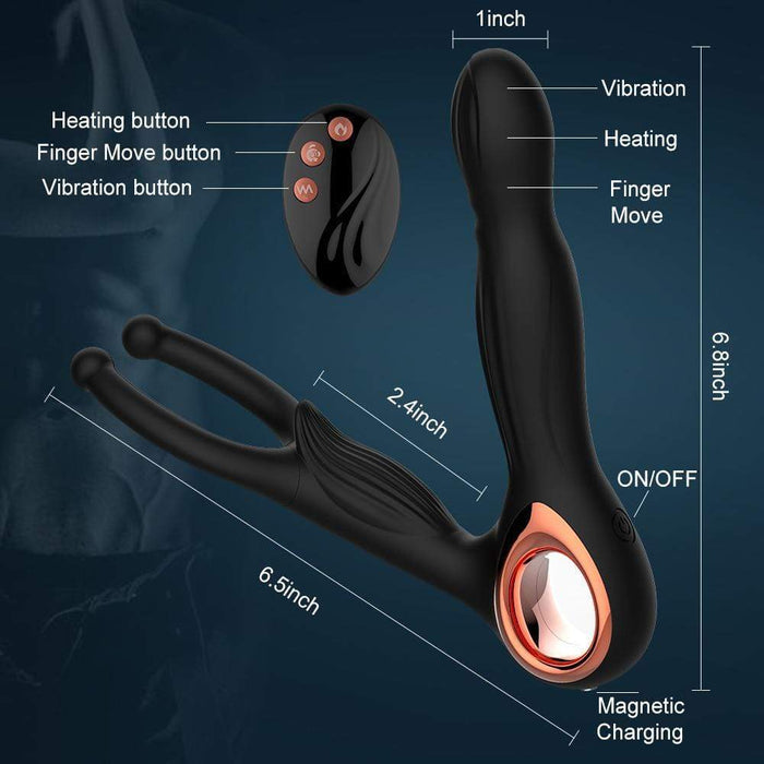 Prostate Massage 10 Frequency Vibration Anal Plug – product view 7