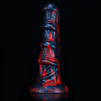 Special-Shaped Mixed-Color Artificial Horse Dick Silicone Dildo – product view 3