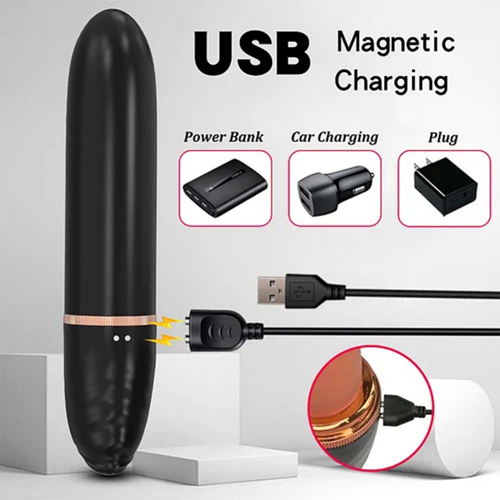 Hands-Free 2-In-1 Fully Automatic Telescopic Vibrating Dildo – product view 6