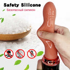 Hands-Free 2-In-1 Fully Automatic Telescopic Vibrating Dildo – product view 4