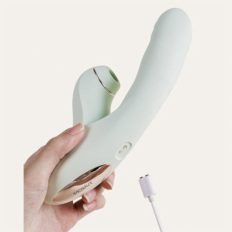 10 Vibrations 7 Sucking 5 Telescopic Intelligent Heating G-Spot Vibrator – product view 4