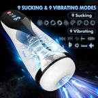 3 In 1-9 Suction & Vibration Heating Blowjob Automatic Male Stroker — product image 2