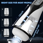 3 In 1-9 Suction & Vibration Heating Blowjob Automatic Male Stroker — product image 6
