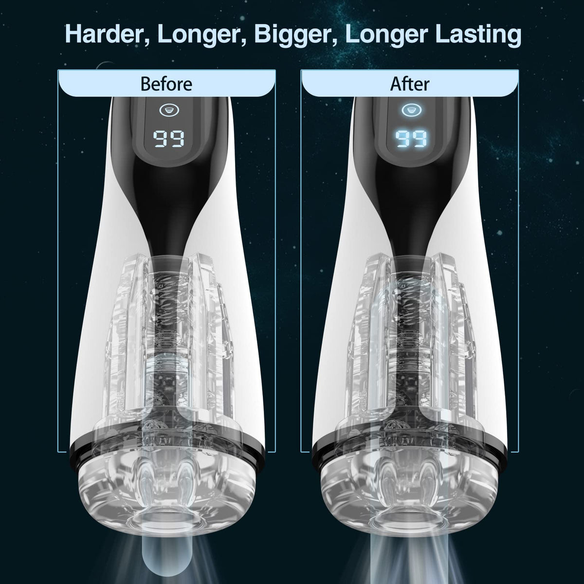 3 In 1-9 Suction & Vibration Heating Blowjob Automatic Male Stroker — product image 5