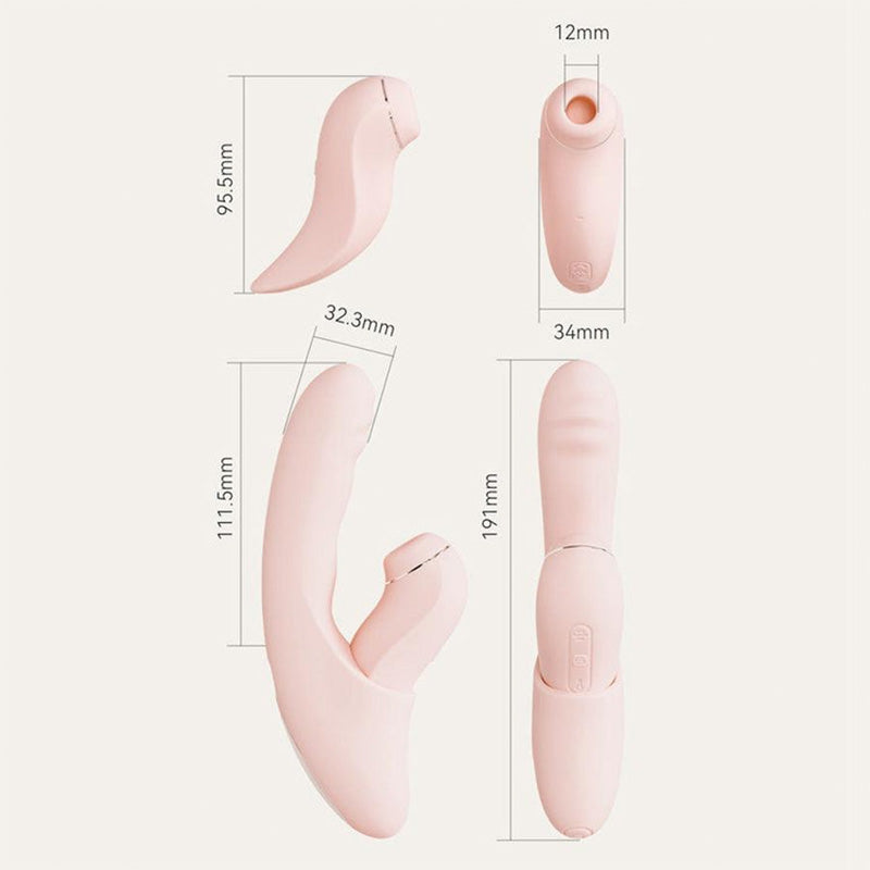 10 Vibrations 7 Sucking 5 Telescopic Intelligent Heating G-Spot Vibrator – product view 9