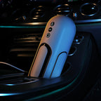 Fantasy Masturbation Cup - 9 Thrilling Thrusting Vibration 3 Sucking Voice 3D Textured with Suction Base — product image 9